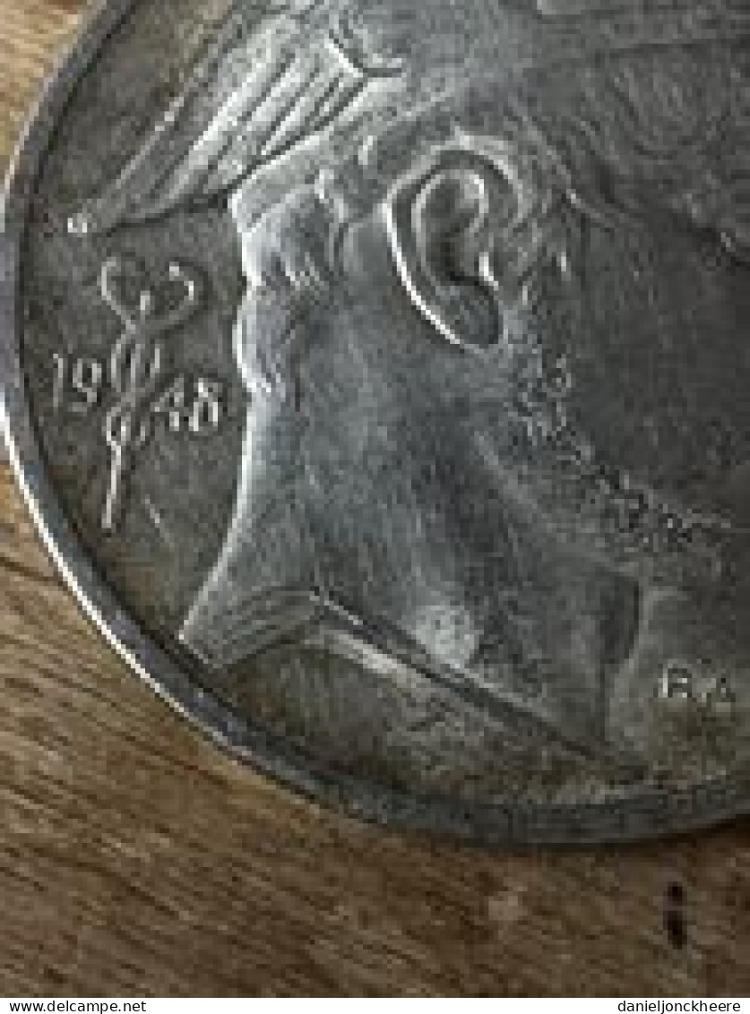 Munt Coin 50 F Belgie 1948 - 50 Francs