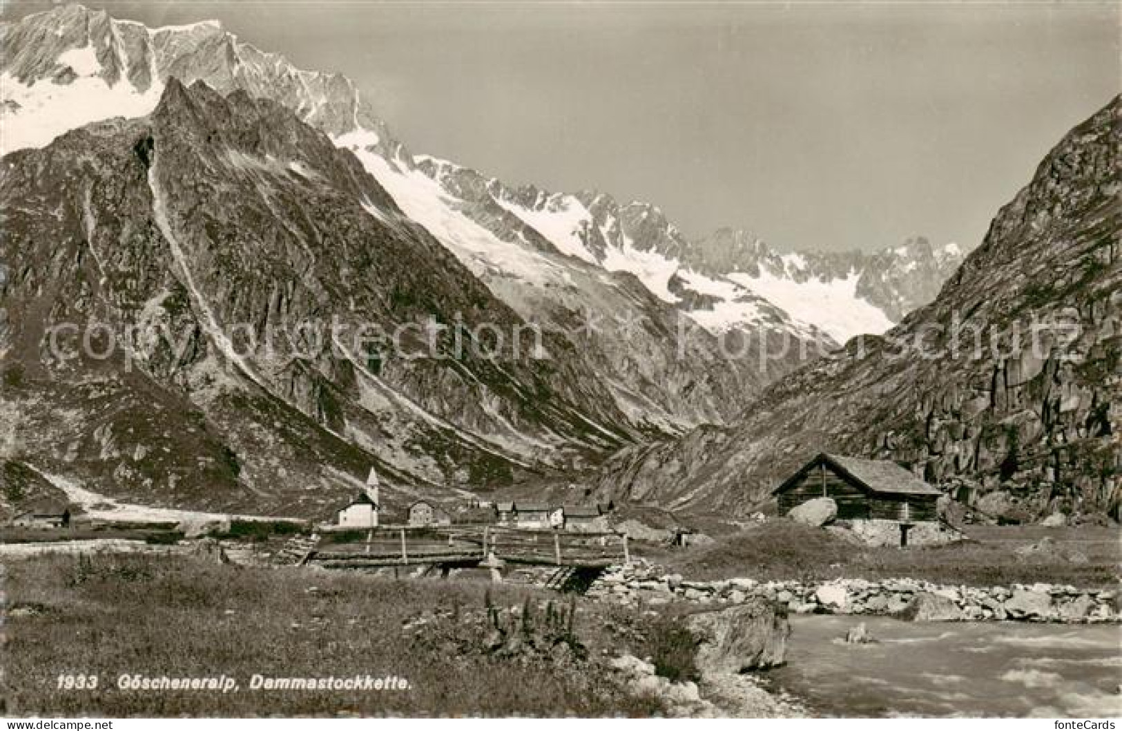 13816274 Goescheneralp 1715m Dammagletscher Panorama  - Other & Unclassified