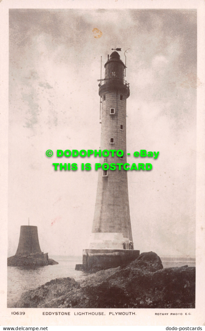 R498727 Plymouth. Eddystone Lighthouse. W. B. Rotary Photo. 1908 - World