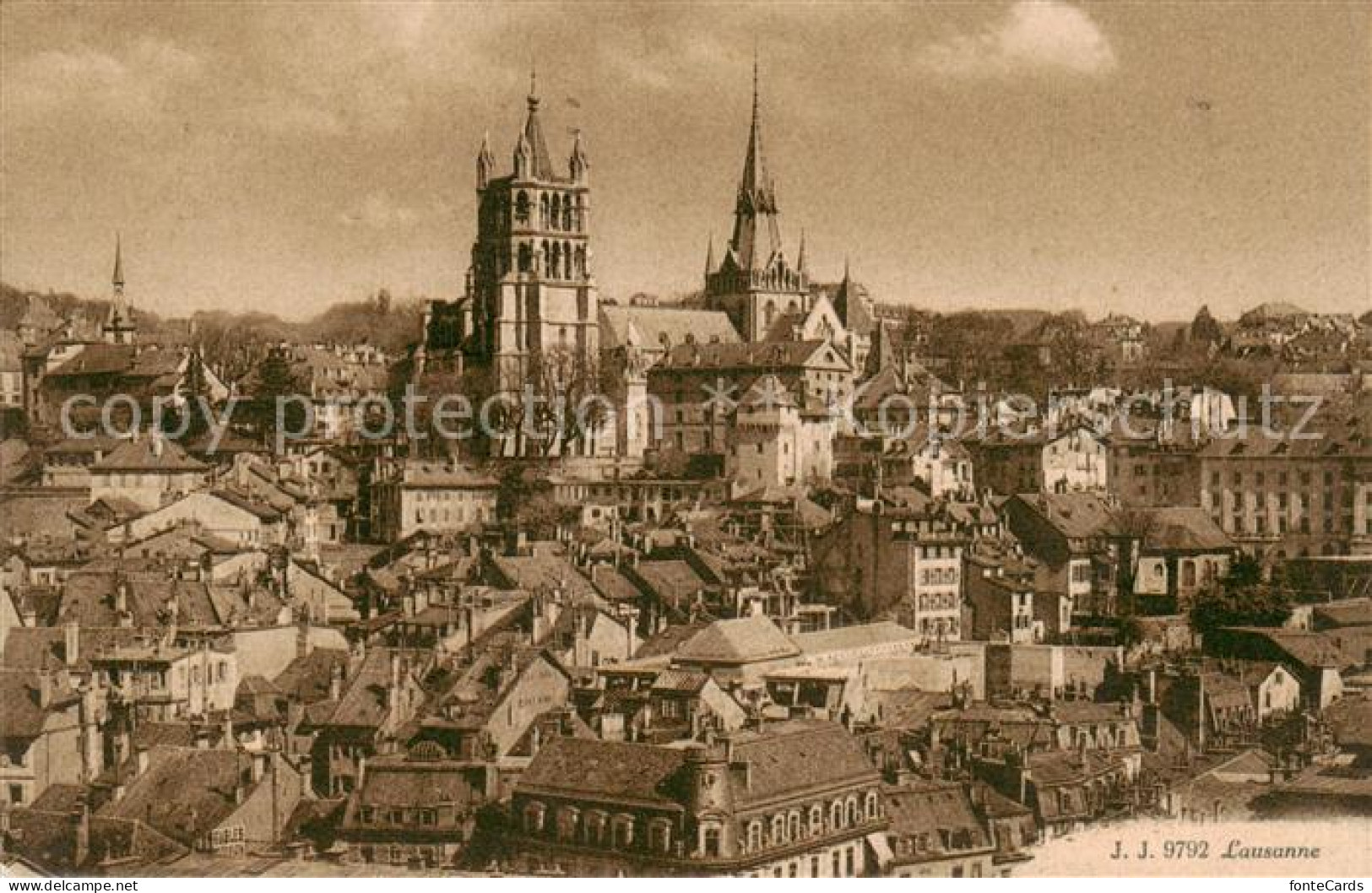 13816222 Lausanne VD Stadtansicht Lausanne VD - Andere & Zonder Classificatie