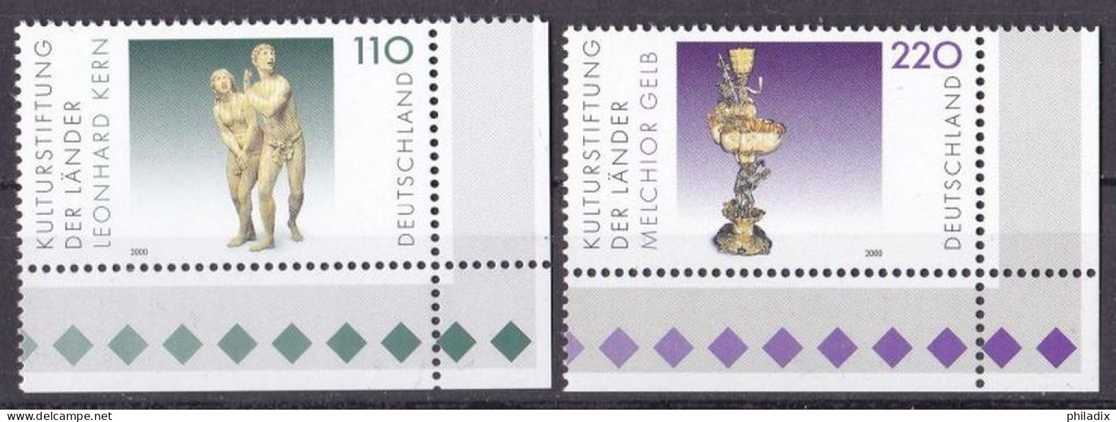 BRD 2000 Mi. Nr. 2107 **/MNH Eckrand (BRD-1-3) - Unused Stamps