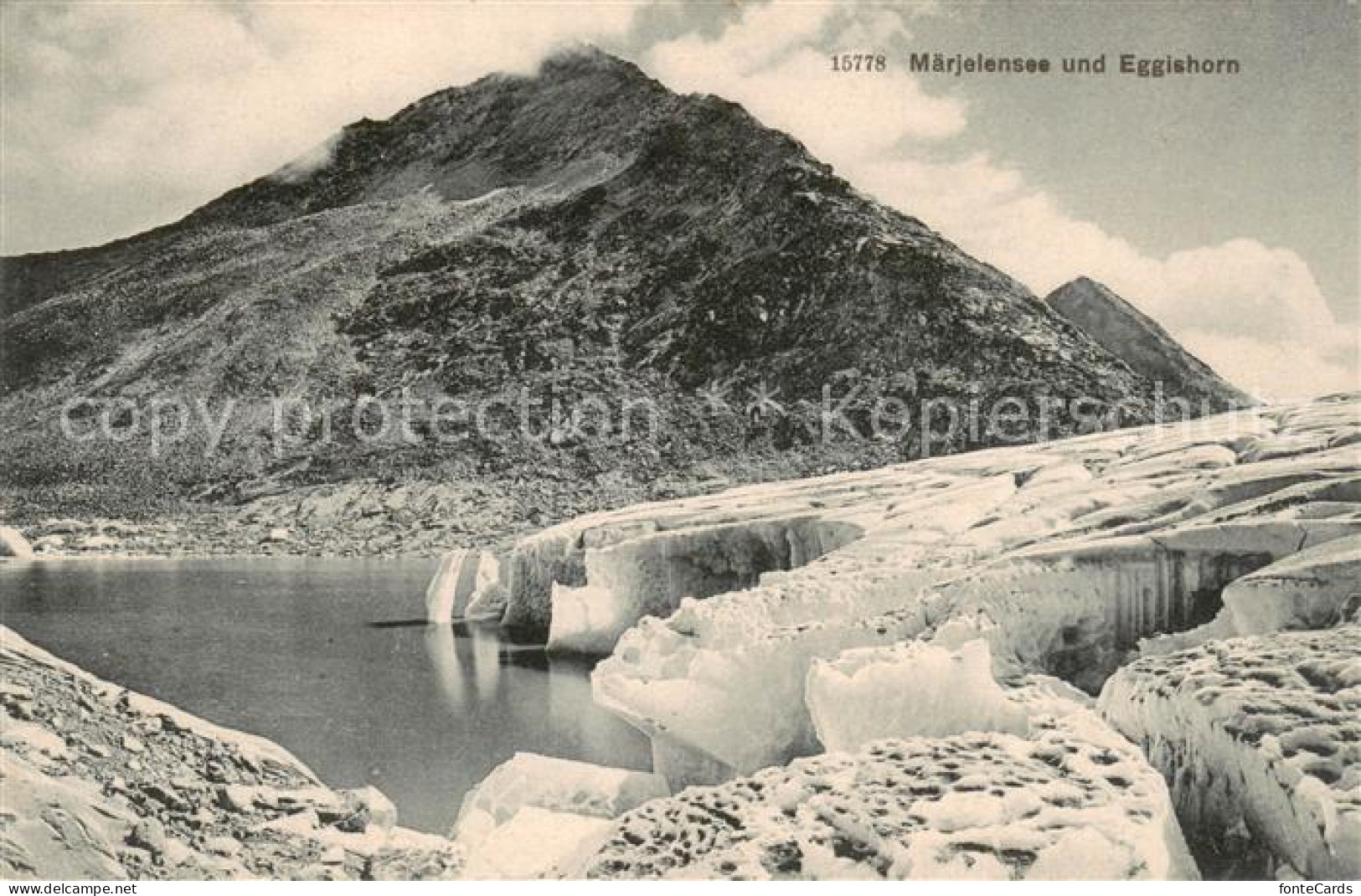 13816208 Maerjelensee Und Eggishorn Maerjelensee - Andere & Zonder Classificatie