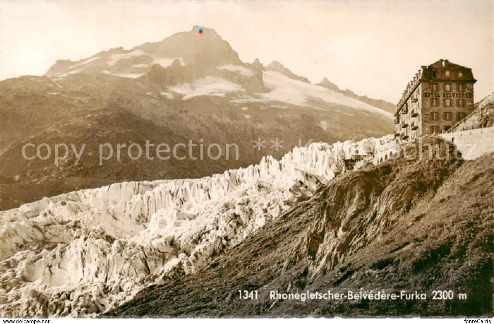 13816200 Rhonegletscher Glacier Du Rhone VS Belvedere Furka  - Andere & Zonder Classificatie