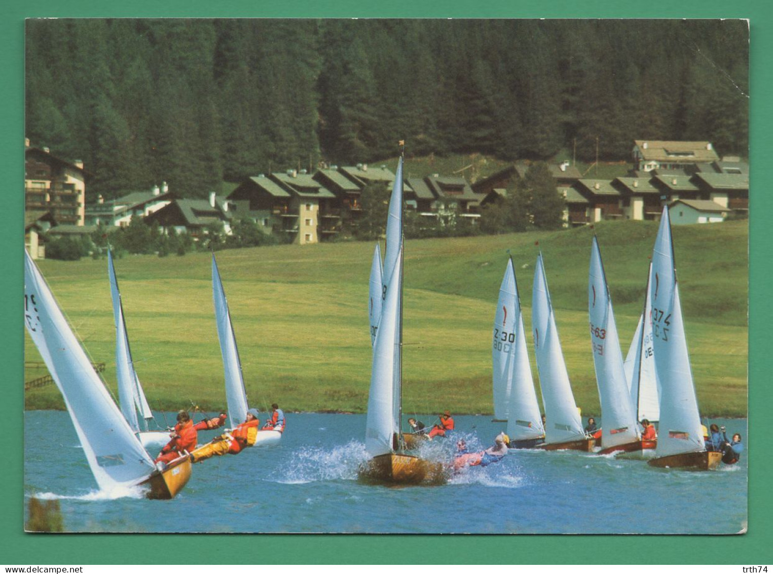 Suisse Oberengadin Lac ( école De Voile Ou Compétition Voile ?? ) - Zeilen