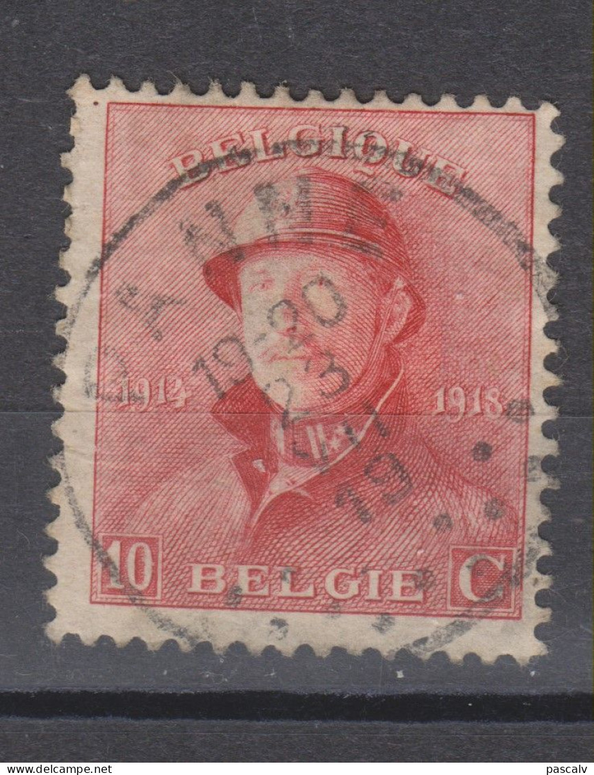 COB 168 Oblitération Centrale PANNE - 1919-1920 Roi Casqué