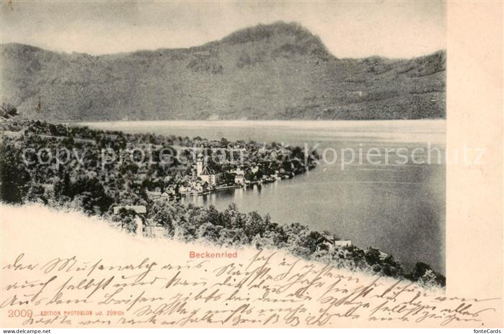 13816184 Beckenried Vierwaldstaettersee NW Panorama  - Andere & Zonder Classificatie