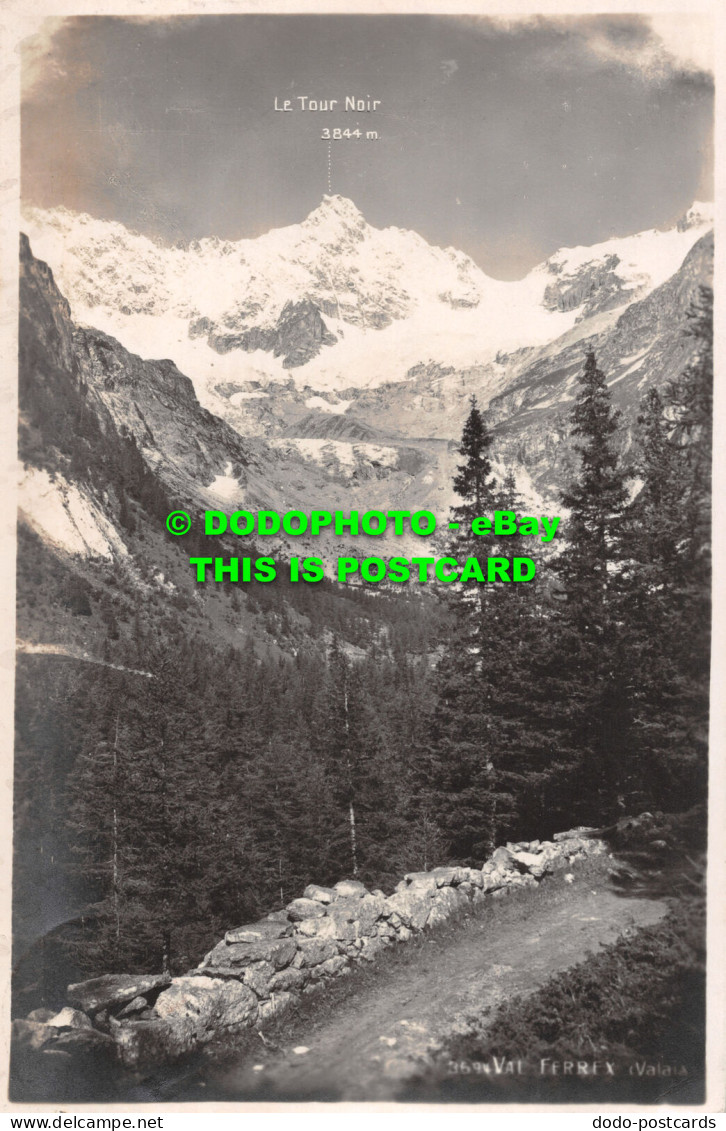 R498753 Val Ferrex. Le Tour Noir. 3844 M. R. E. Chapallaz Fils. 1927 - Mundo