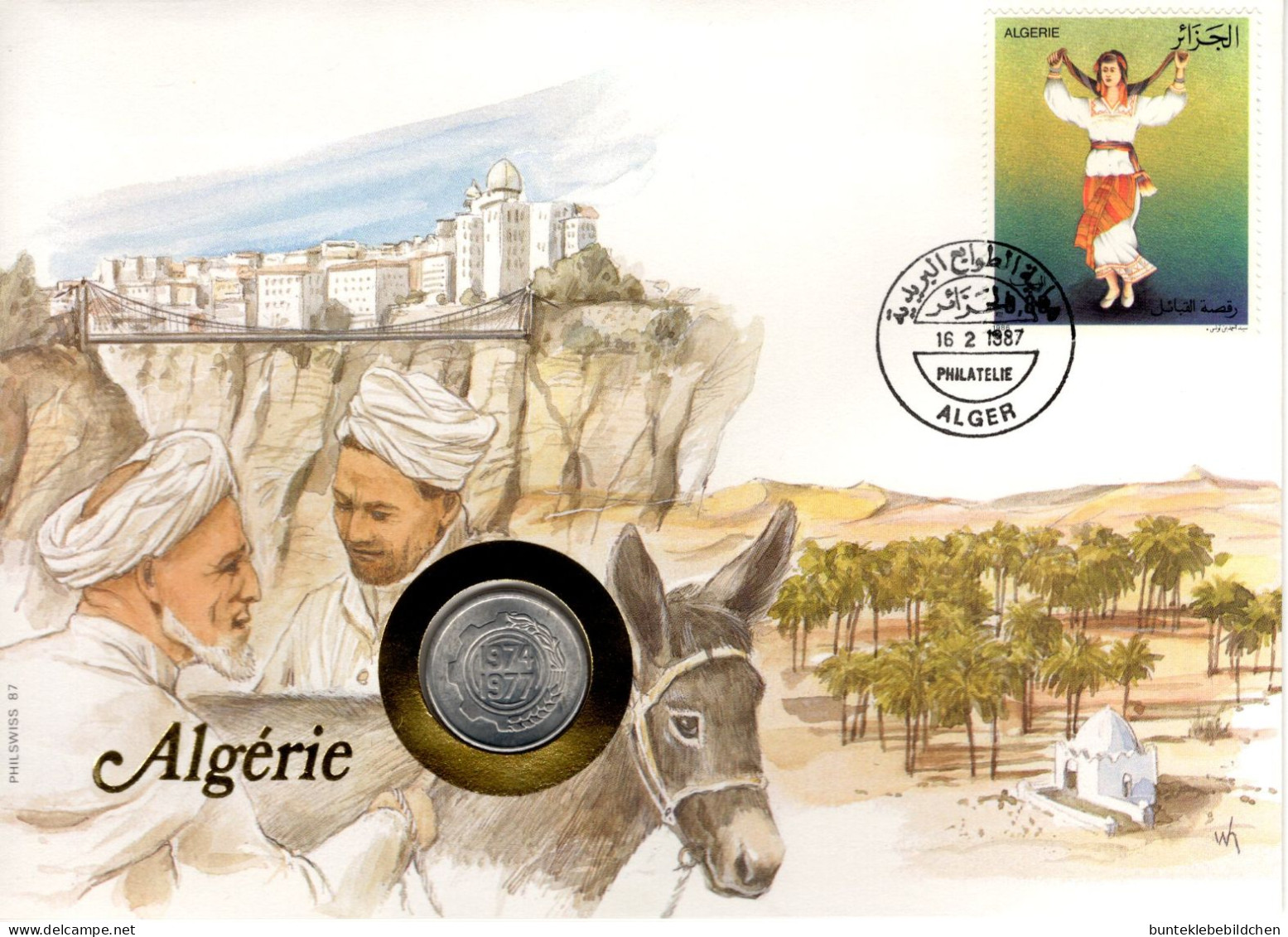 Numisbrief - Algerien - Algeria