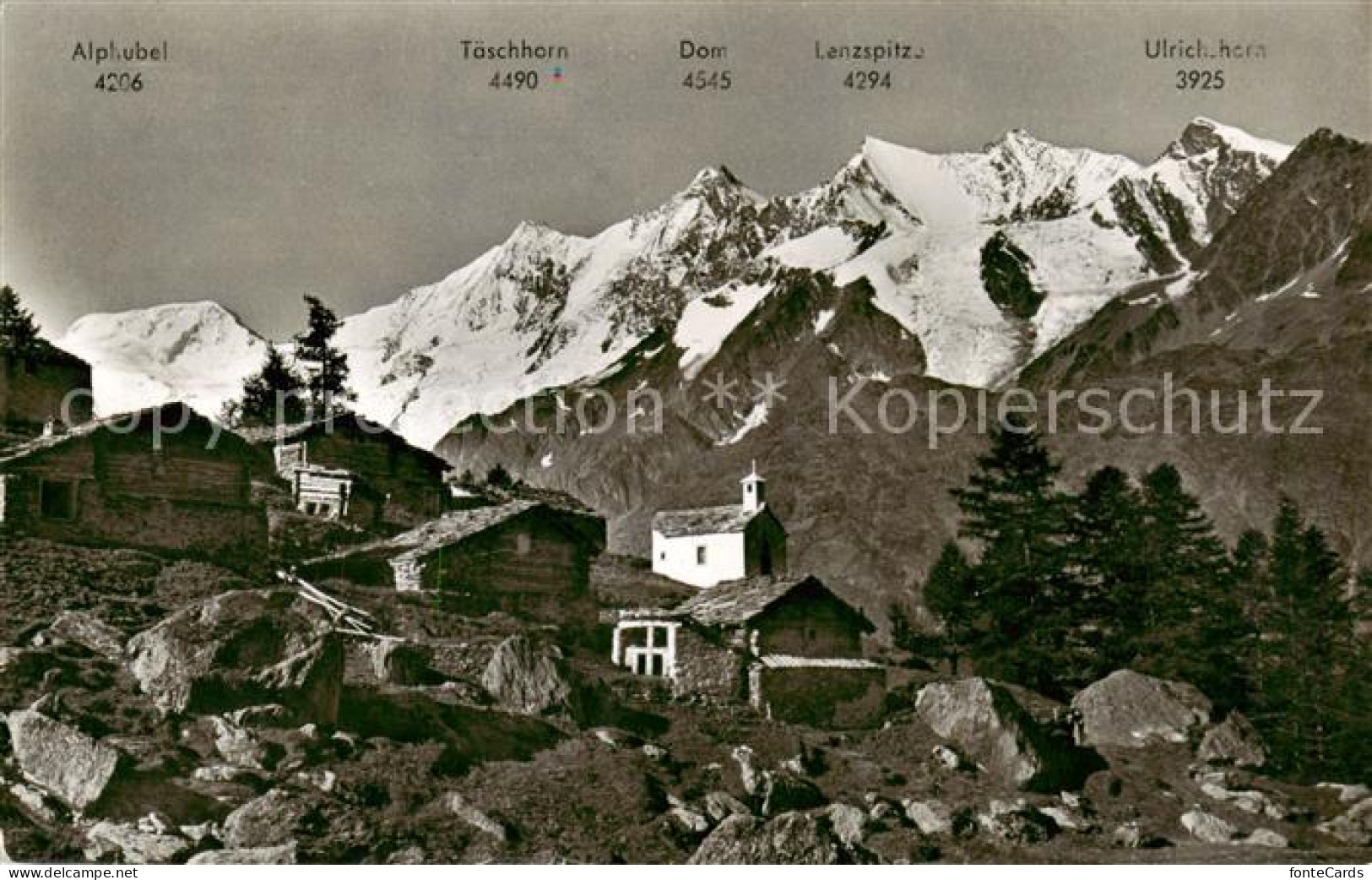 13816152 Saas-Grund VS Trift Alp Mit Blick Auf Die Mischabelgruppe  - Andere & Zonder Classificatie