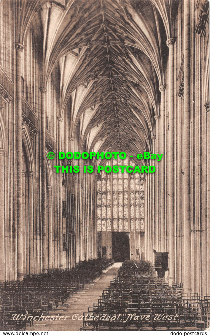 R498655 Winchester Cathedral. Nave West. F. Frith. No. 19411 - Mundo