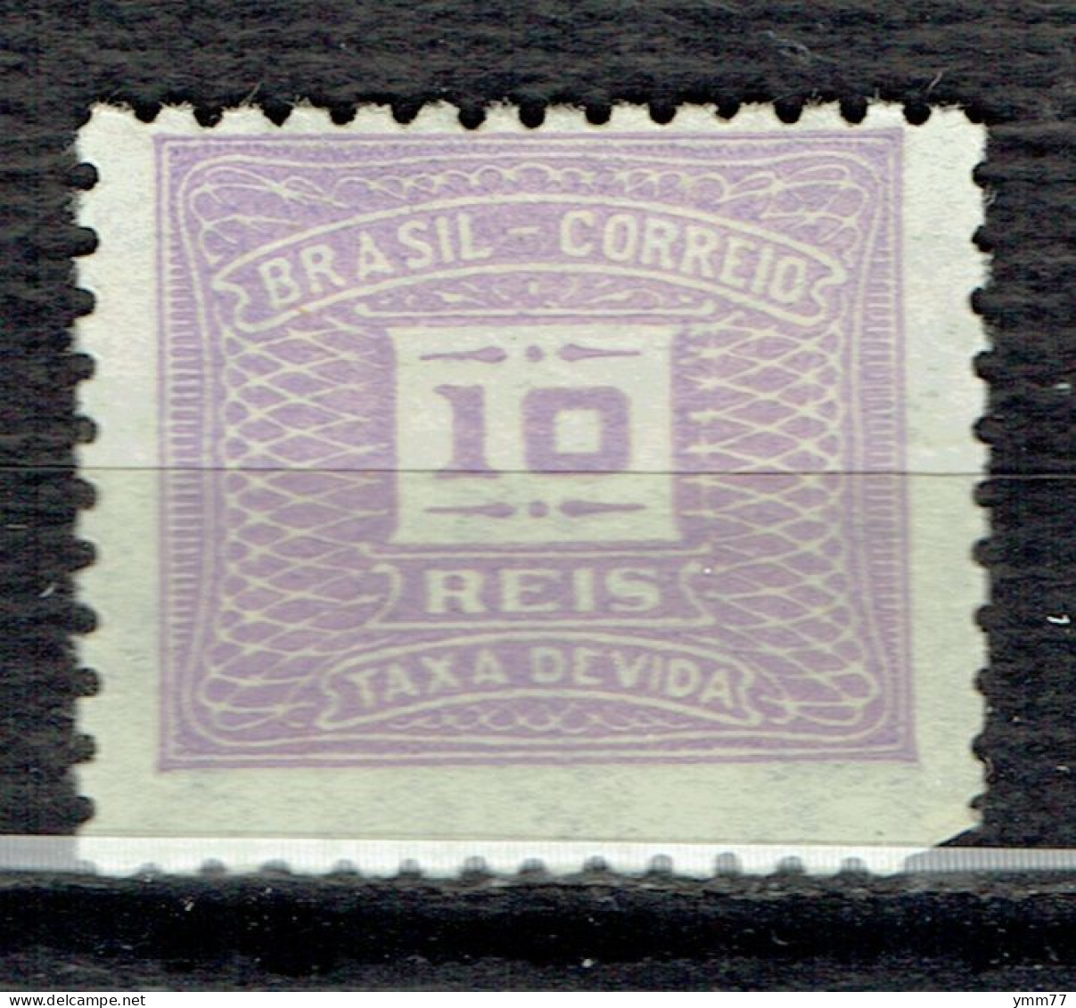 Timbre Taxe 10 R. Violet - Strafport