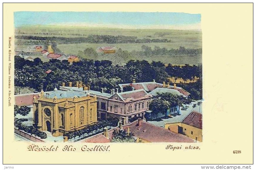Ungarn-Hungary, Kis-Czell 1901, Synagoge, Judaica, Reproduction - Hongarije