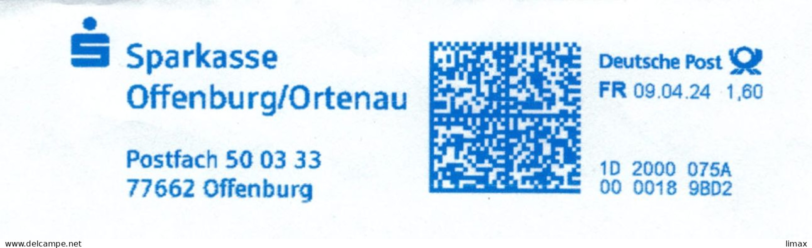 Sparkasse Offenburg Ortenau 77662 2024 - Franking Machines (EMA)