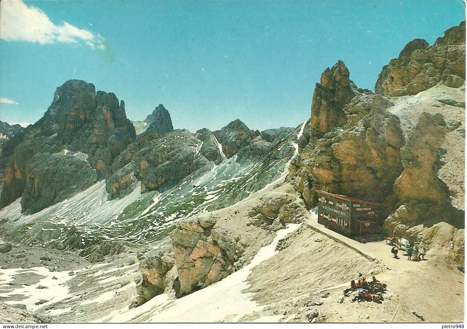 Rifugio Passo Principe (Trento) Gruppo Del Catinaccio E Torri Del Vajolet, Panorama, View, Ansicht - Trento