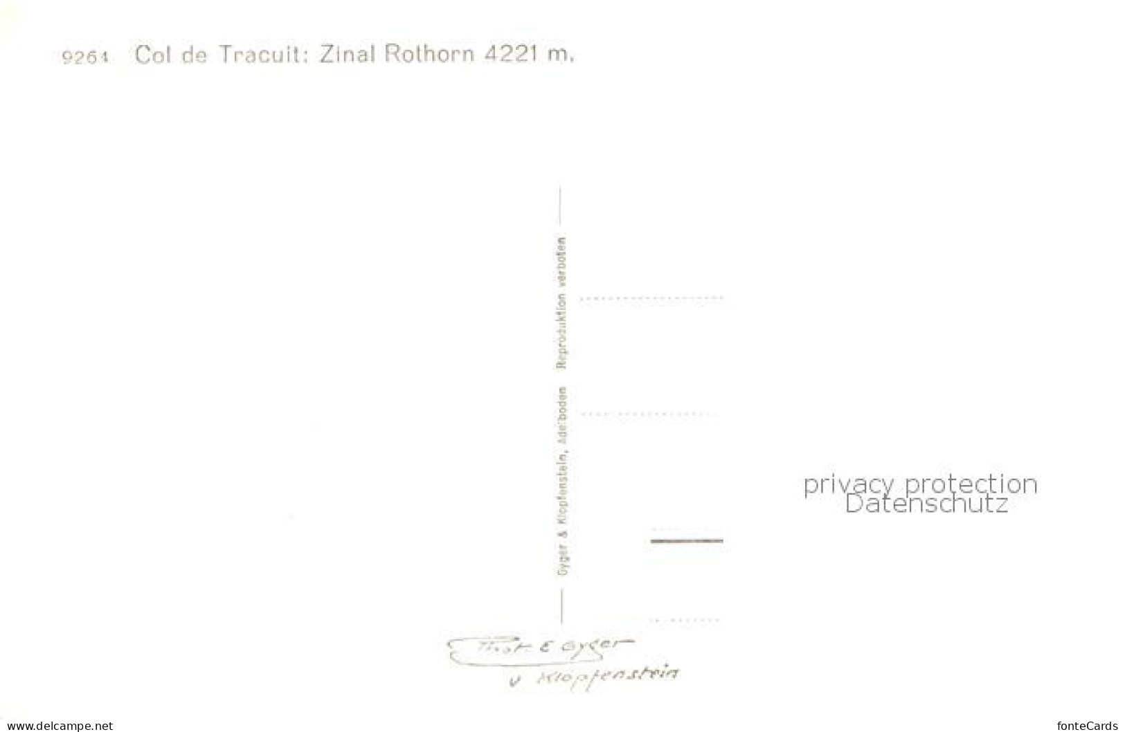 13816062 Col De Tracuit 3250m VS Zinal Rothorn  - Autres & Non Classés