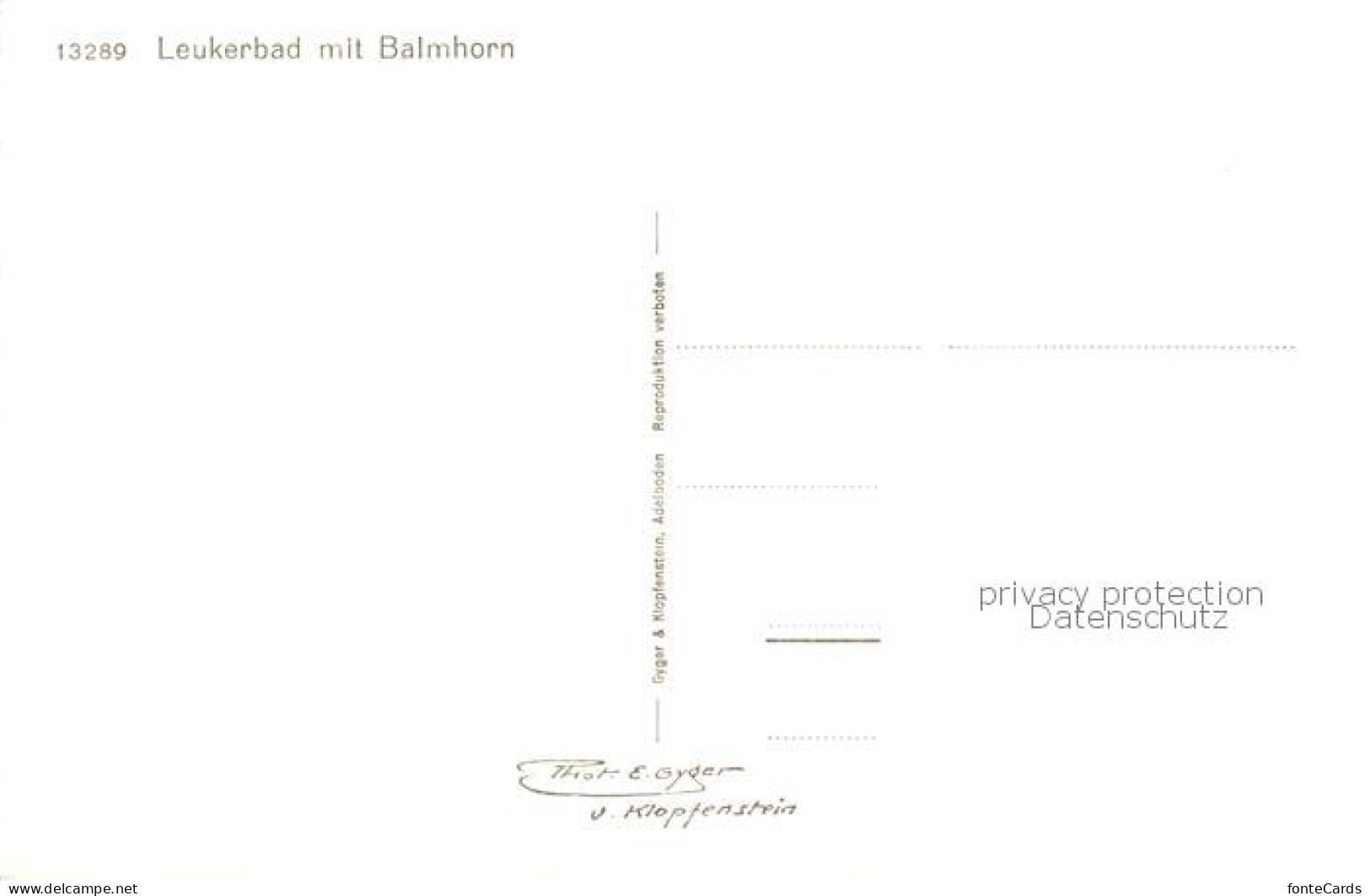 13816044 Leukerbad Loueche-les-Bains VS Mit Balmhorn  - Autres & Non Classés