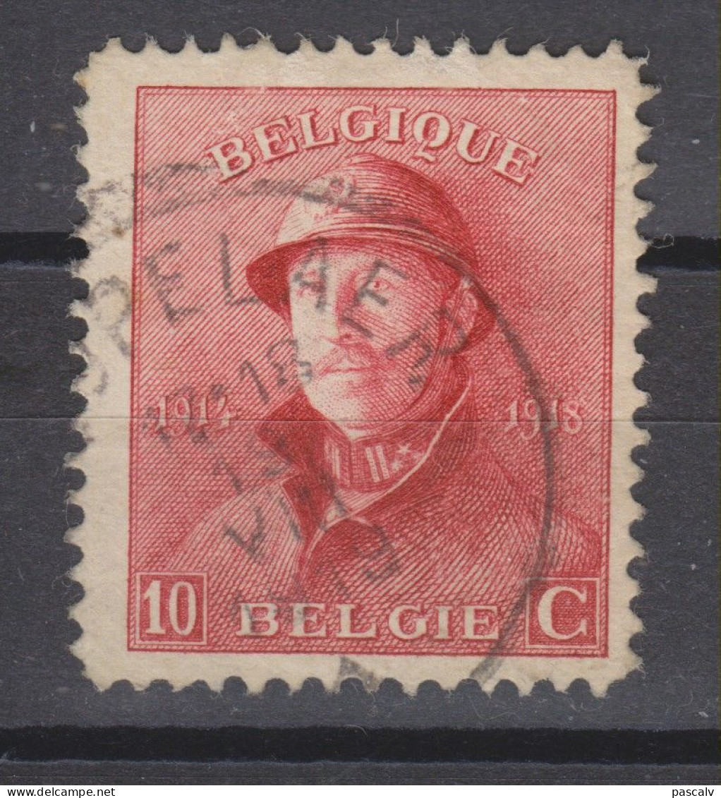 COB 168 Oblitération Centrale WESPELAER - 1919-1920 Albert Met Helm