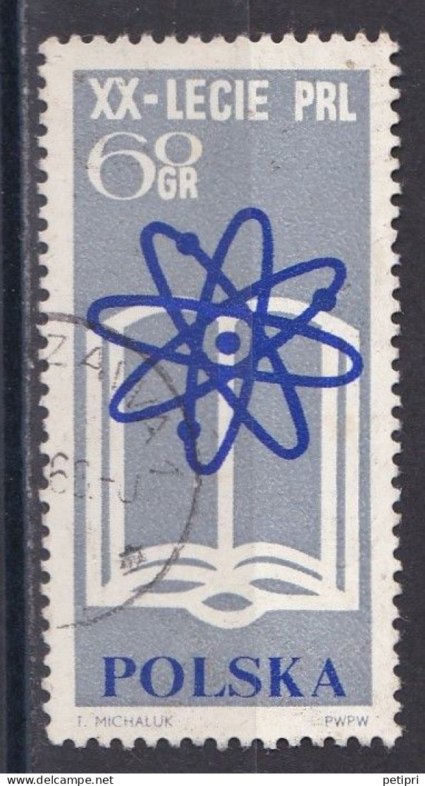 Pologne - République 1961 - 1970   Y & T N °  1369  Oblitéré - Oblitérés