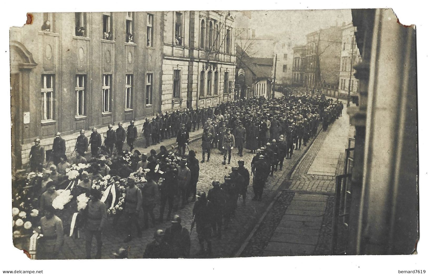 Pologne - Gleiwitz - Gliwice  - Funerailles Du Commandant  Bernard  Montalegre Tue A Deuth - Poland