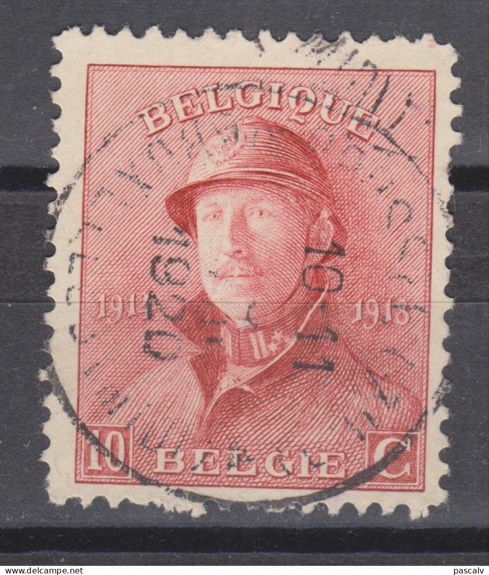 COB 168 Oblitération Centrale BRUXELLES (MIDI) - 1919-1920 Albert Met Helm