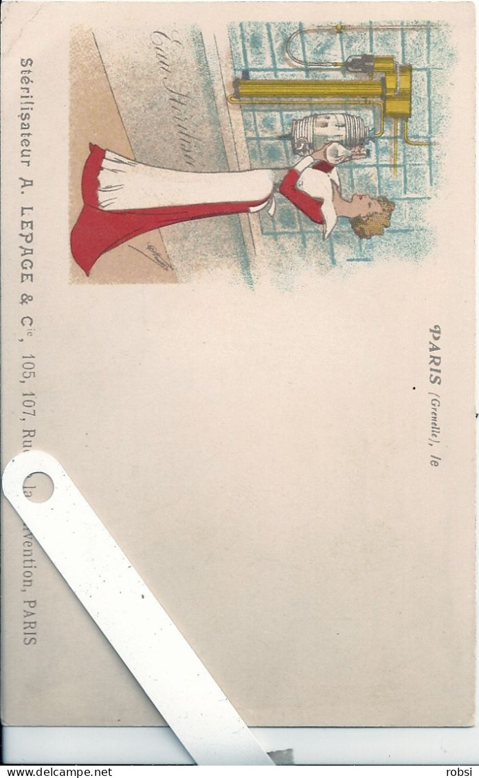 75 Paris XV,  Rue De La Convention, Pub Stérilisateur A. Lepage,  Illustrateur Ottoman Grenelle, D15.15 - Paris (15)