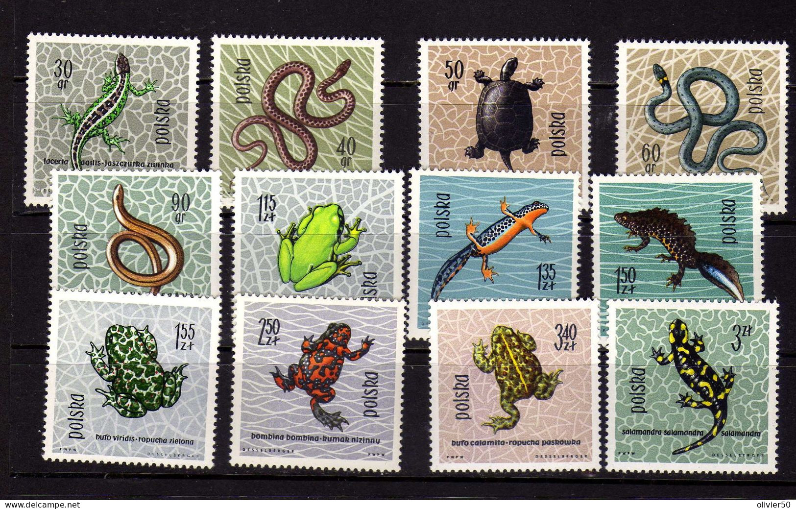 Pologne - Faune - Reptiles - Batraciens -- Neufs** - MNH - Nuevos