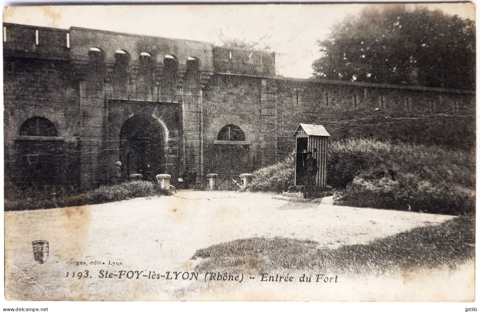 CPA Carte Postale / 69 Rhône, Ste Ou Sainte-Foy-lès-Lyon / S. F., S. Farges, édit. - 1193 / Entrée Du Fort. - Sonstige & Ohne Zuordnung