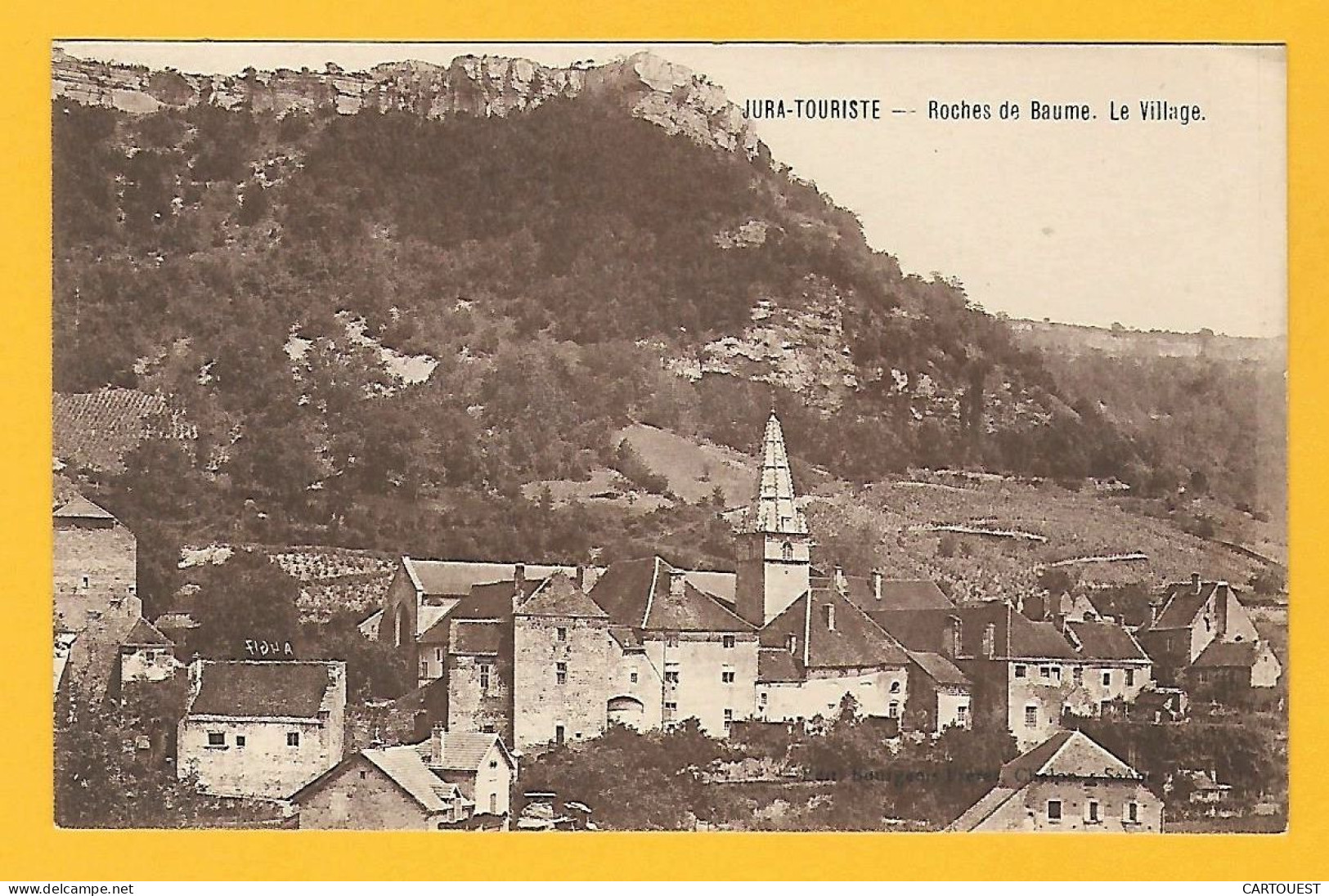 CPA BAUME Les MESSIEURS - Le Village - Baume-les-Messieurs