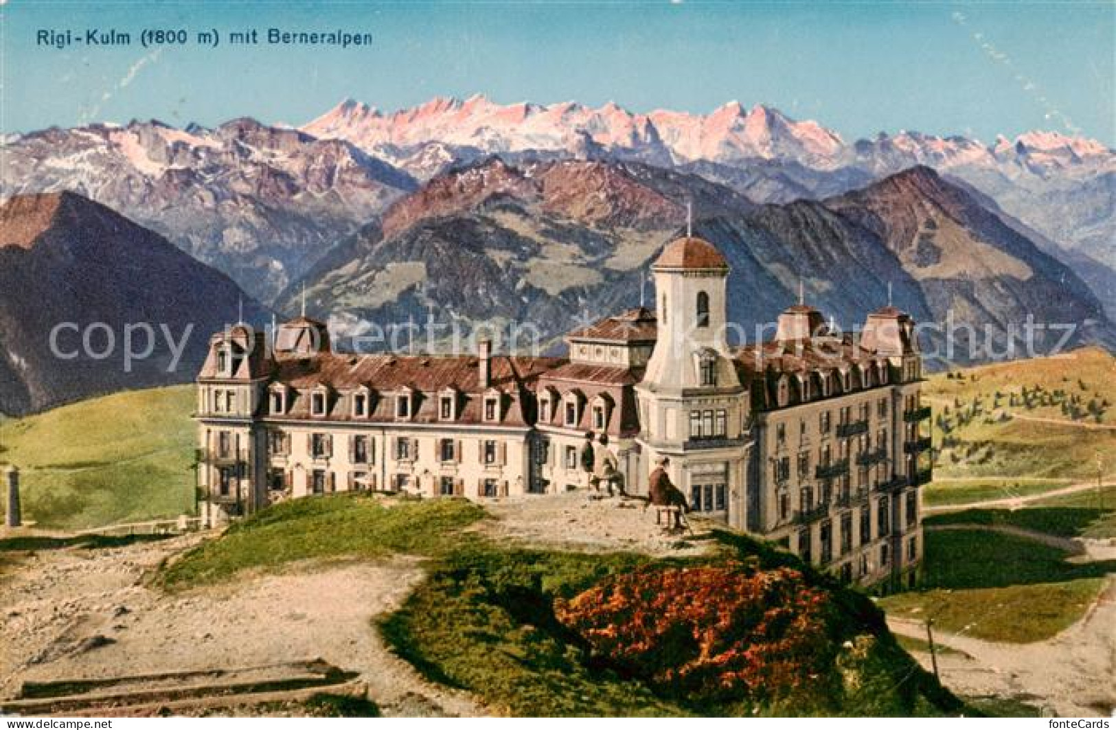 13815721 Rigi Kulm Rigi Kulm Hotel Mit Berneralpen Rigi Kulm - Autres & Non Classés