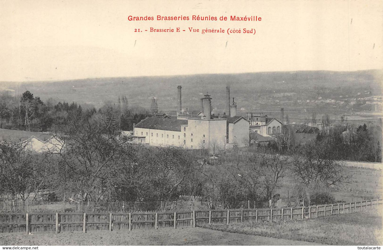 CPA 54 MAXEVILLE GRANDES BRASSERIES REUNIES  VUE GENERALE COTE SUD - Maxeville