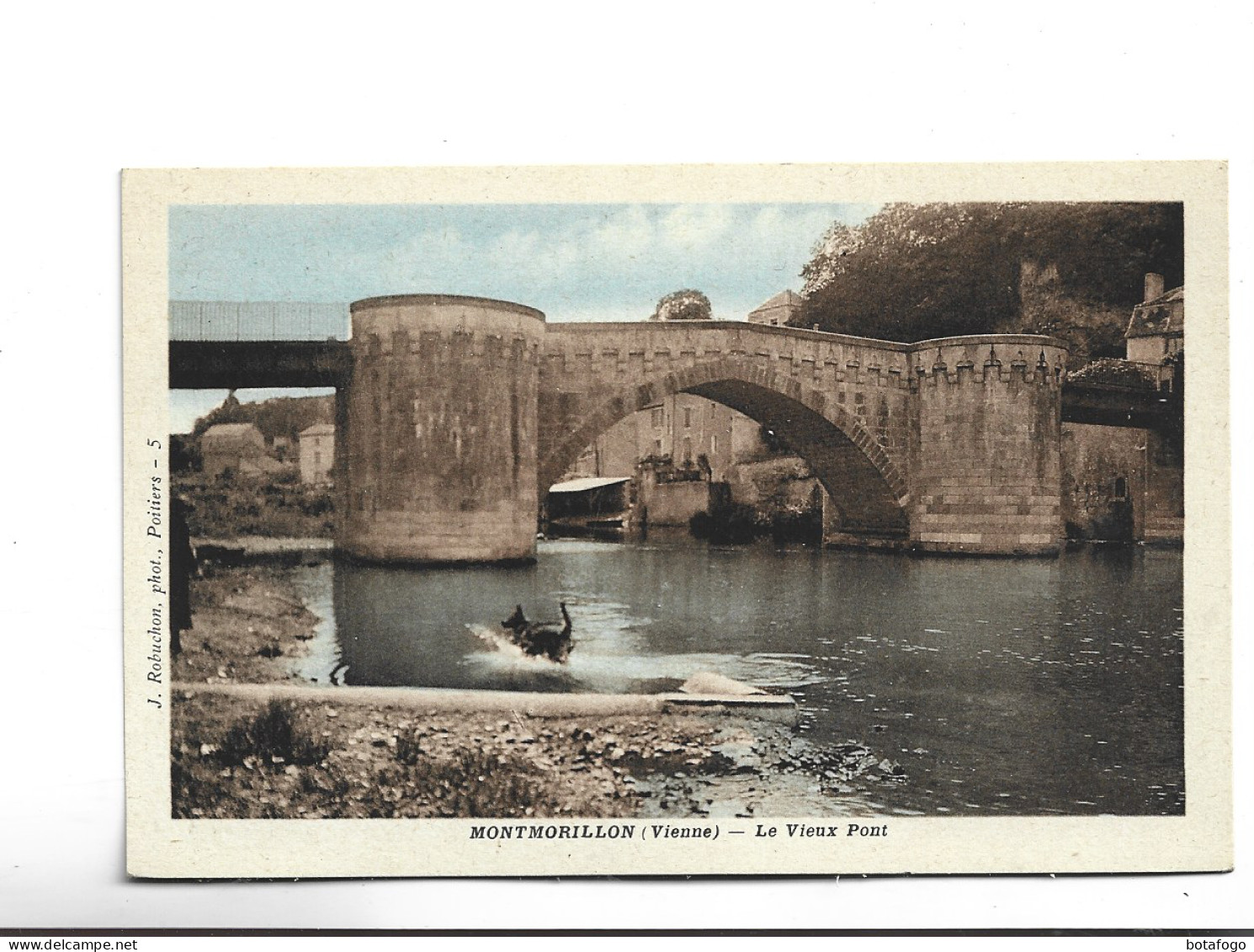 CPA  DPT 86 MONTMORILLON LE VIEUX PONT - Montmorillon