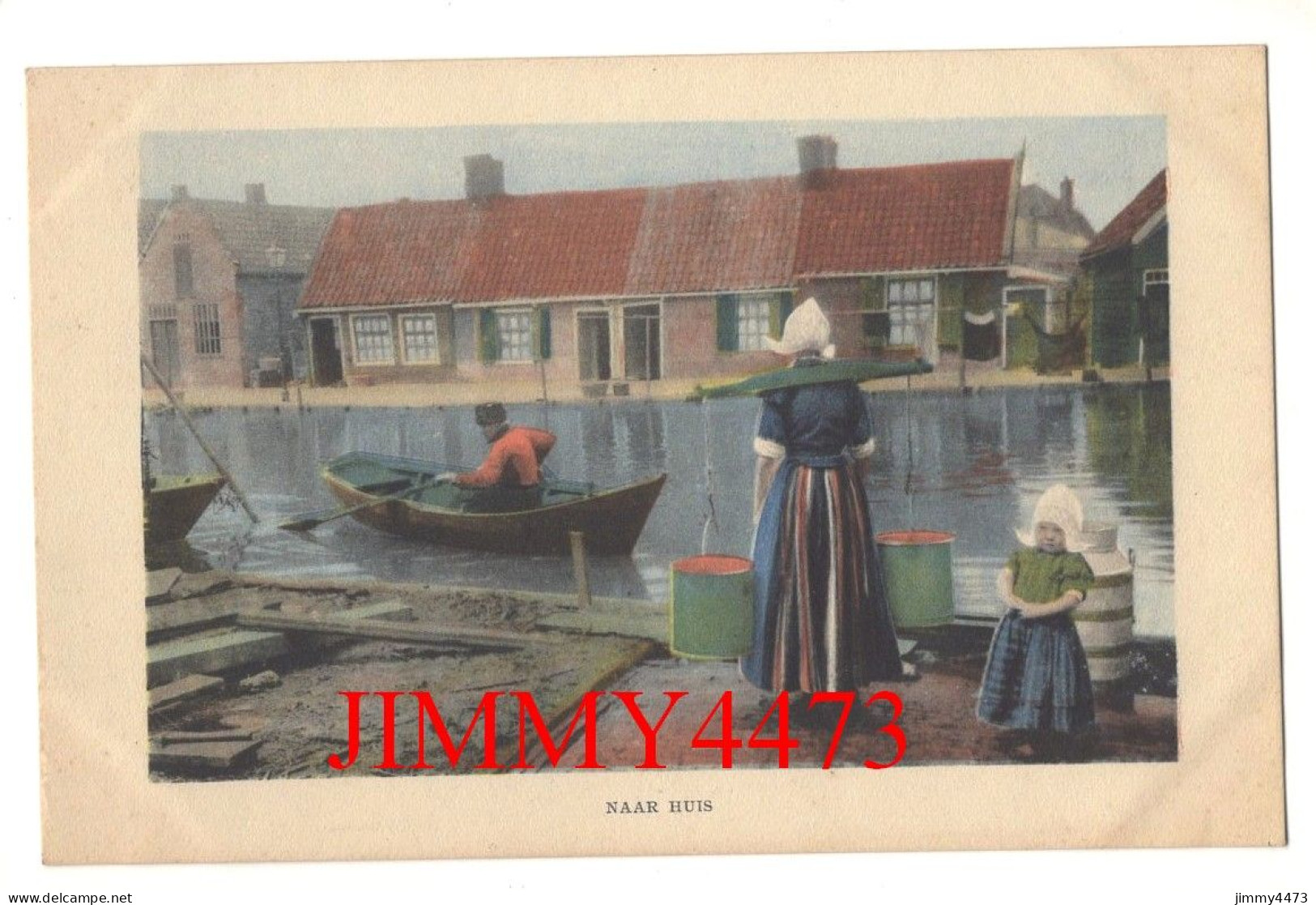 VOLENDAM - NAAR HUIS - Noord-Holland Pays-Bas - N° 890 - Uitg. Firma F. B. Den Boer Middelburg - Volendam