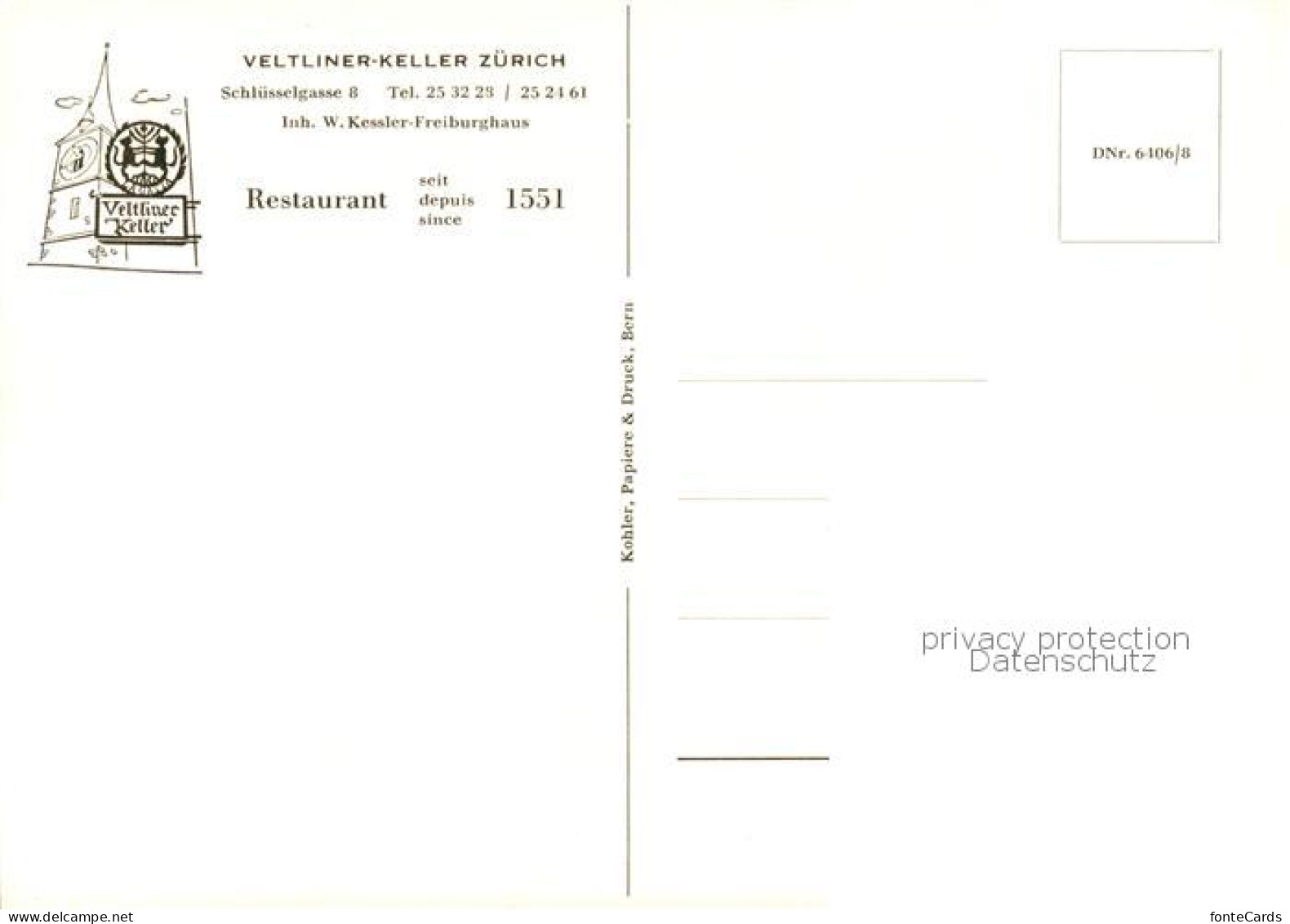 13811234 Zuerich ZH Veltliner Keller Restaurant Zuerich ZH - Other & Unclassified