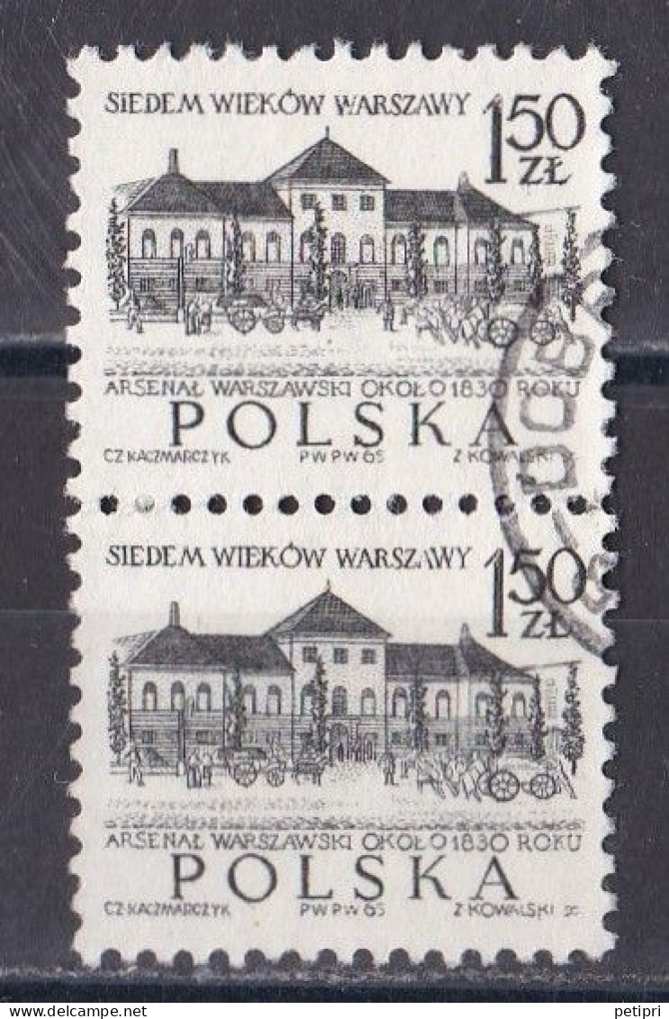 Pologne - République 1961 - 1970   Y & T N °  1455  Paire  Oblitérée - Gebruikt