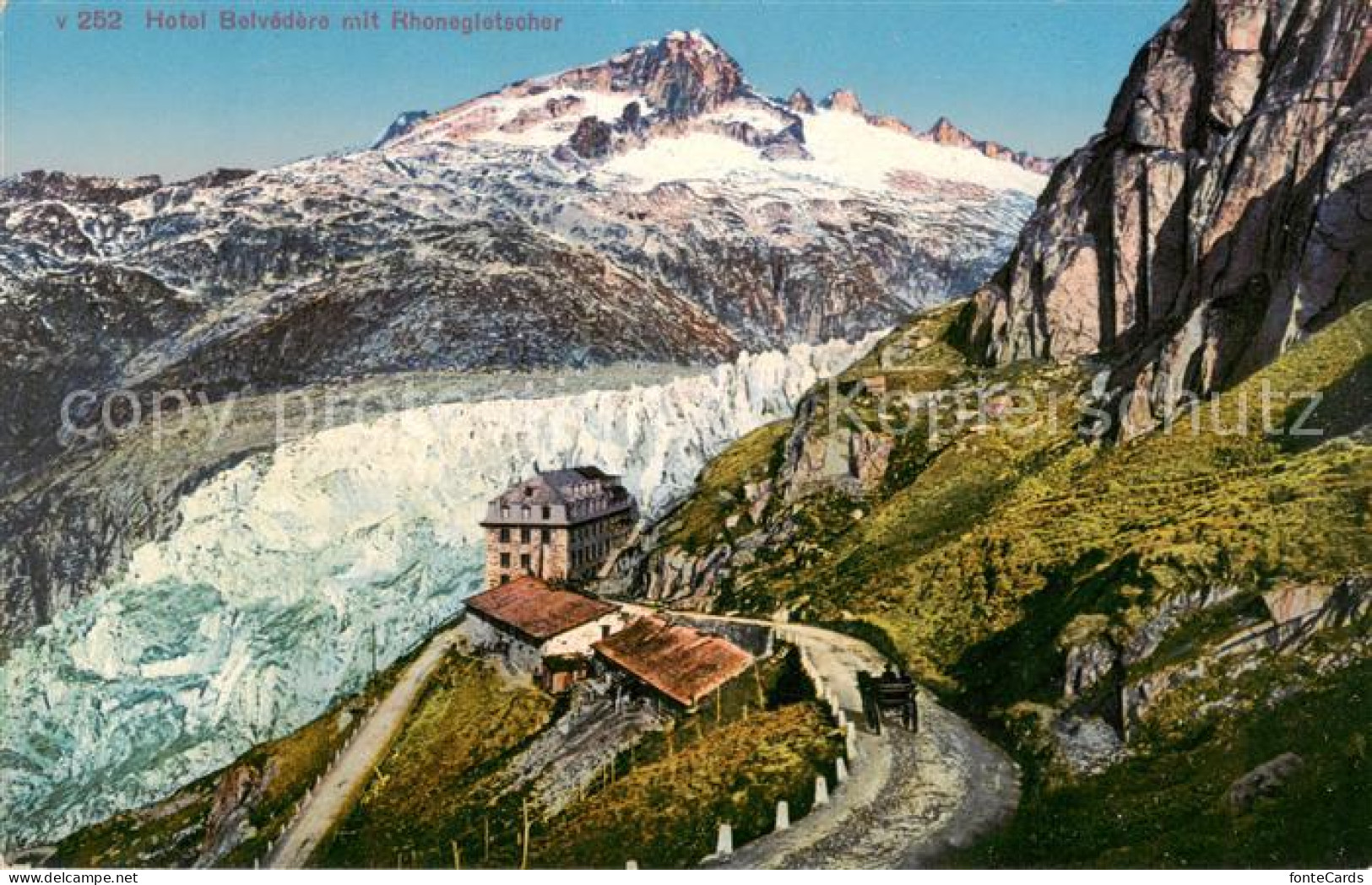 13809342 Rhonegletscher Glacier Du Rhone VS Hotel Belvedere   - Other & Unclassified