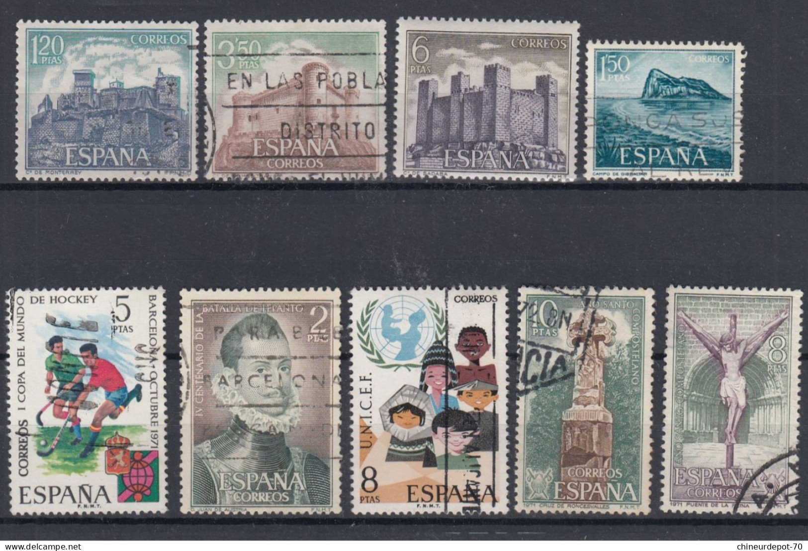 TIMBRES ESPANA ESPAGNE SPAIN NON Classés - Other & Unclassified