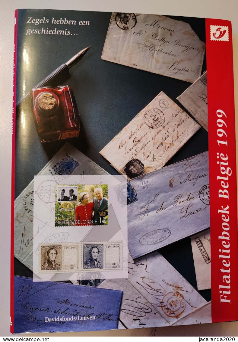 België 1999 - Filatelieboek - Zonder Zegels - Livre Philatélique - Sans Timbres - Années Complètes