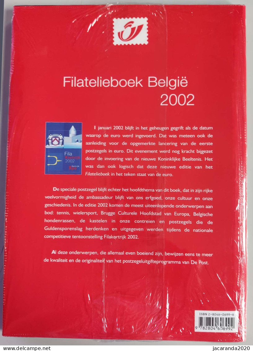 België 2002 - Filatelieboek - Met Zegels En GCB 6 - Geseald - Livre Philatélique - Avec Timbres Et GCB 6 - Scellé - Jahressätze