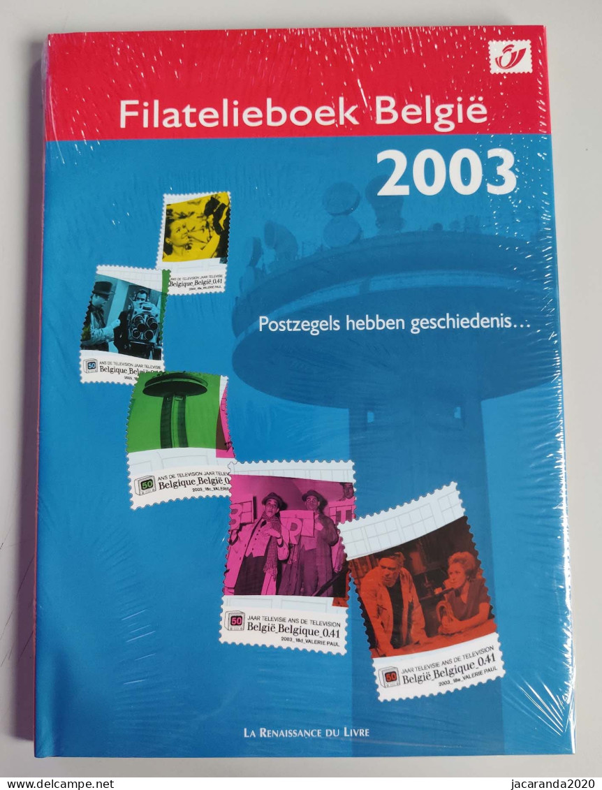 België 2003 - Filatelieboek - Met Zegels En GCB 7 - Geseald - Livre Philatélique - Avec Timbres Et GCB 7 - Scellé - Années Complètes