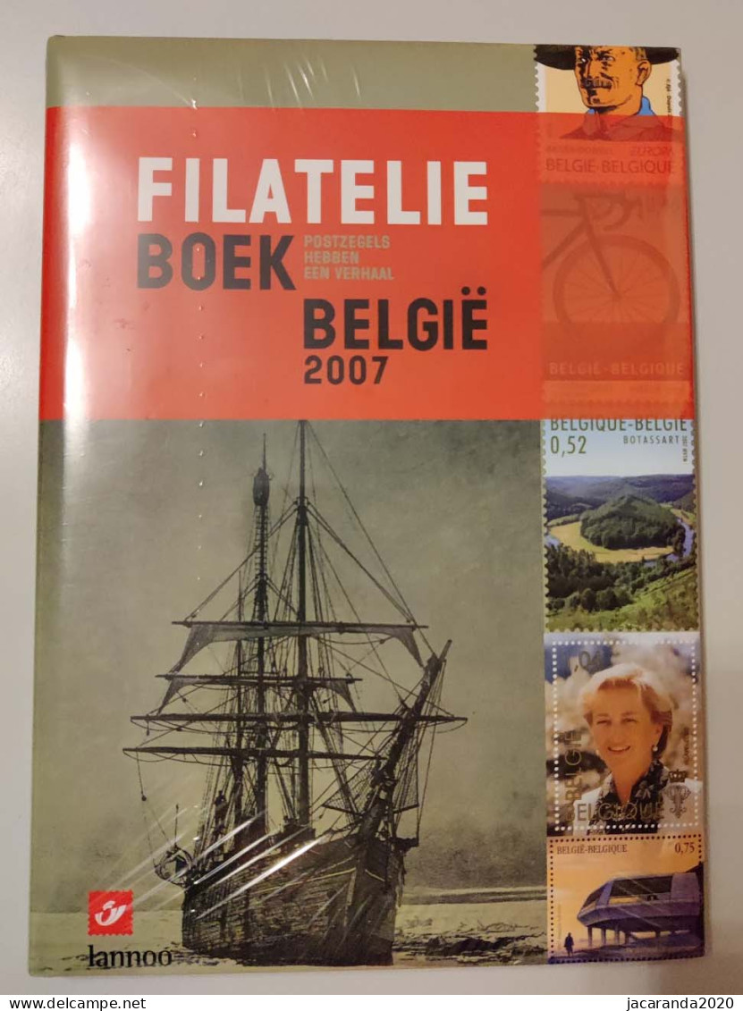 België 2007 - Filatelieboek - Met Zegels En GCB 11 - Geseald - Livre Philatélique - Avec Timbres Et GCB 11 - Scellé - Volledige Jaargang