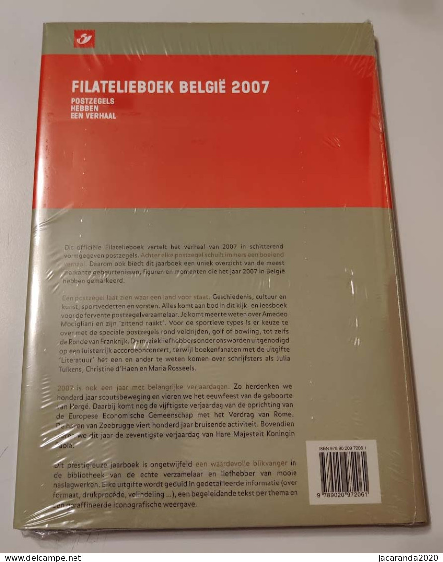België 2007 - Filatelieboek - Met Zegels En GCB 11 - Geseald - Livre Philatélique - Avec Timbres Et GCB 11 - Scellé - Volledige Jaargang