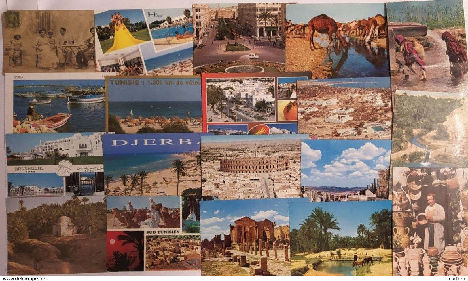 TUNISIE . Lot  De + De 400 Cartes Postales ( Voir + 2 Photos Pour Exemple ) - Tunesien