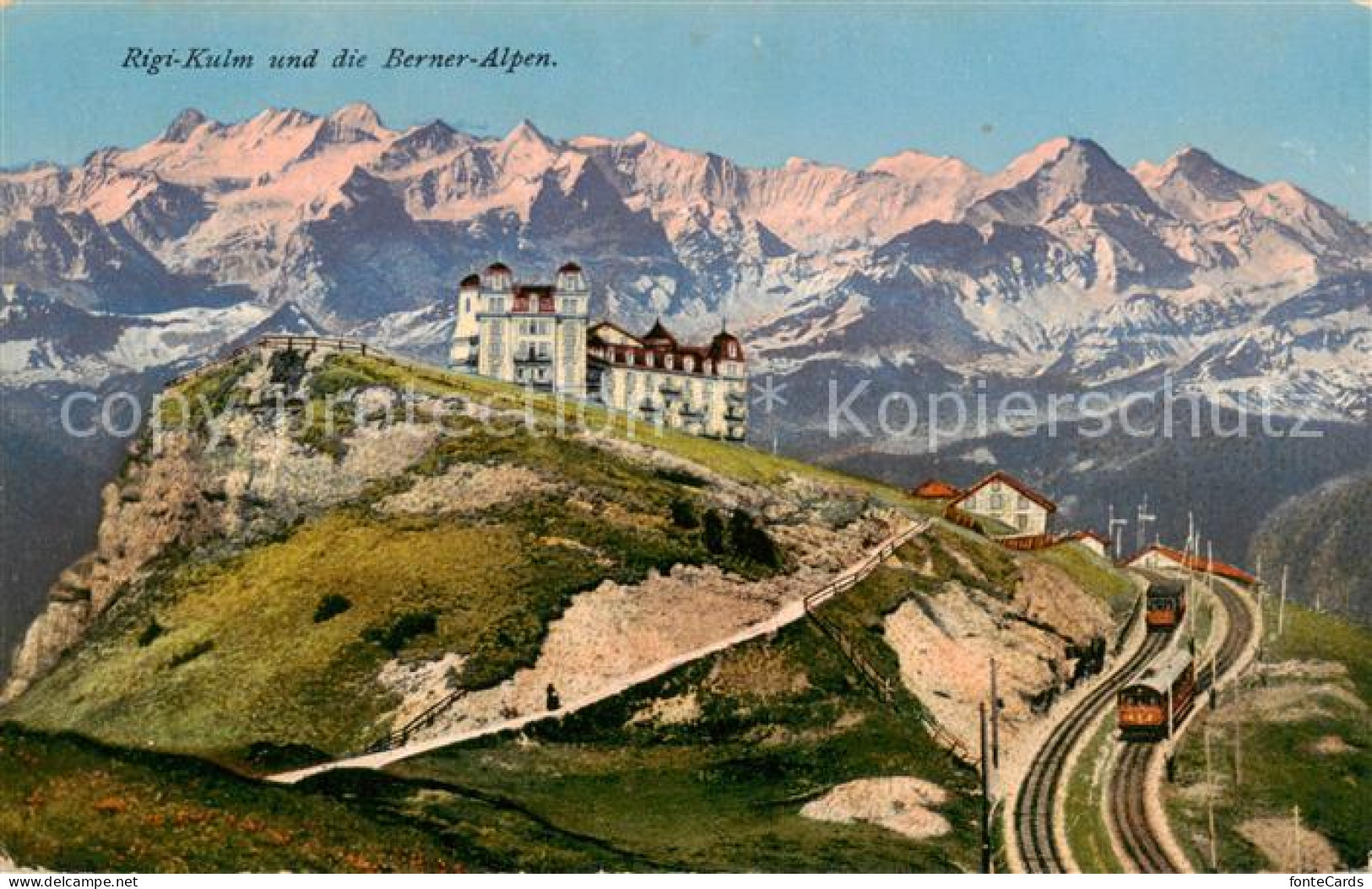 13807144 Rigi Kulm Panorama Mit Berner Alpen Rigi Kulm - Autres & Non Classés