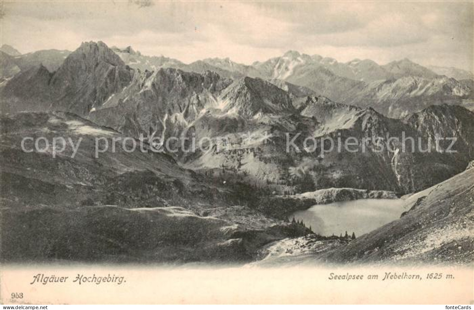 13807021 Seealpsee Saentis IR Panorama Am Nebelhorn  - Otros & Sin Clasificación