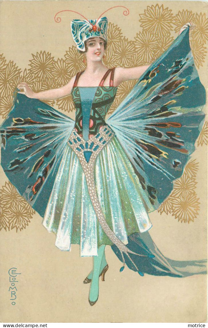 COLOMBO - E (illustrateur) - Femme Style Art Nouveau. - Colombo, E.