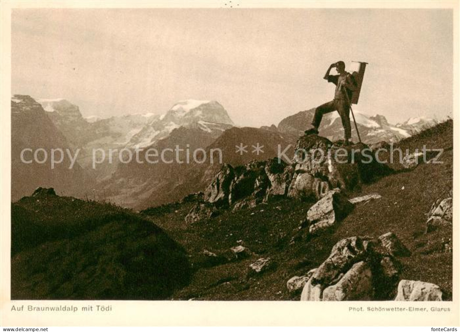 13806731 Braunwald GL Alpe Mit Toedi Braunwald GL - Autres & Non Classés