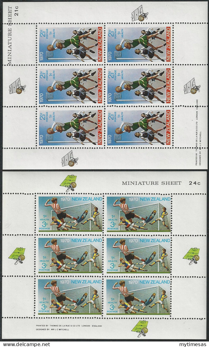 1970 New Zealand Public Health 2MS MNH SG N. 942 - Autres & Non Classés