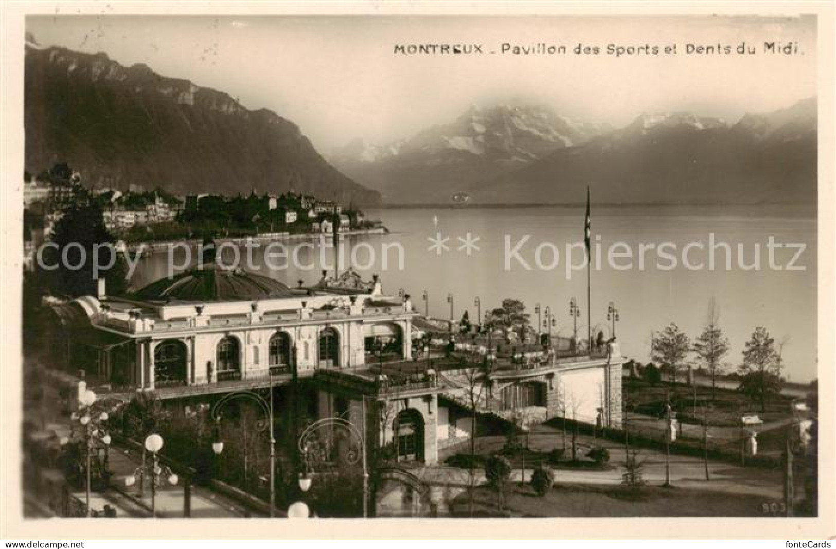 13806574 Montreux  VD Pavillon Des Sports Et Dents Du Midi  - Otros & Sin Clasificación