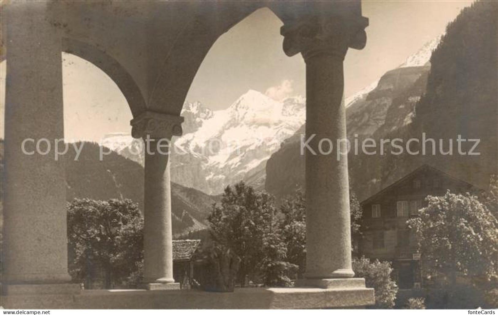 13806518 Kandersteg BE Eingang Hotel Schweizerhof Bluemlisalp Kandersteg BE - Otros & Sin Clasificación