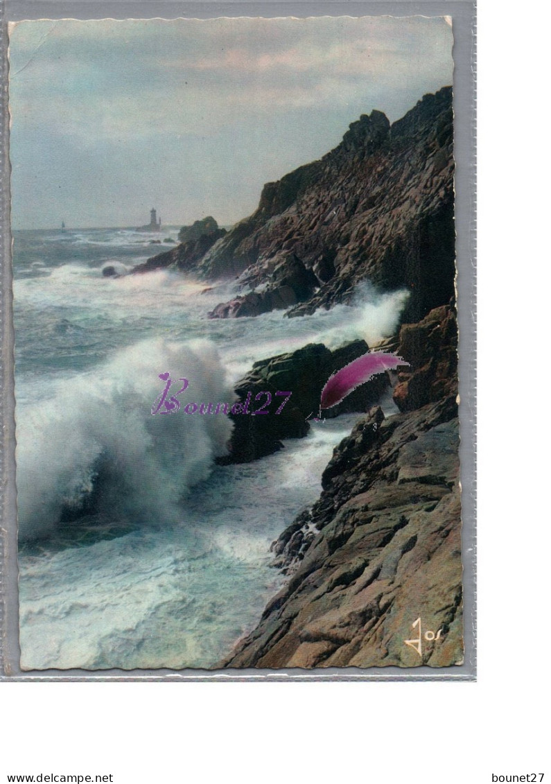 LA POINTE DU RAZ 29 - Grosse Mer Jeu De Vague 1976 Phare - La Pointe Du Raz